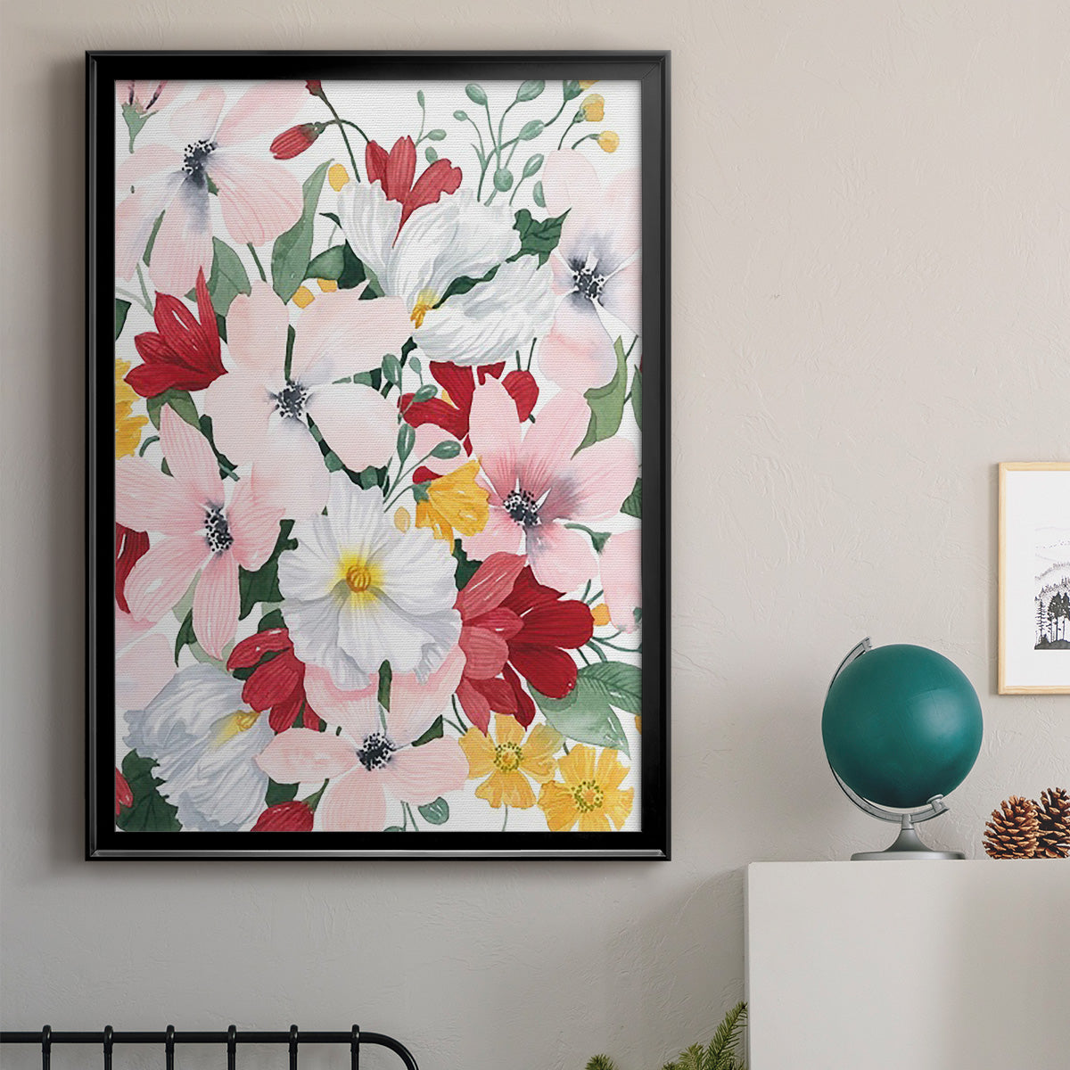 Spring Bliss II - Modern Framed Canvas Print