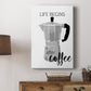 Begins After Coffee Premium Gallery Wrapped Canvas - Ready to Hang