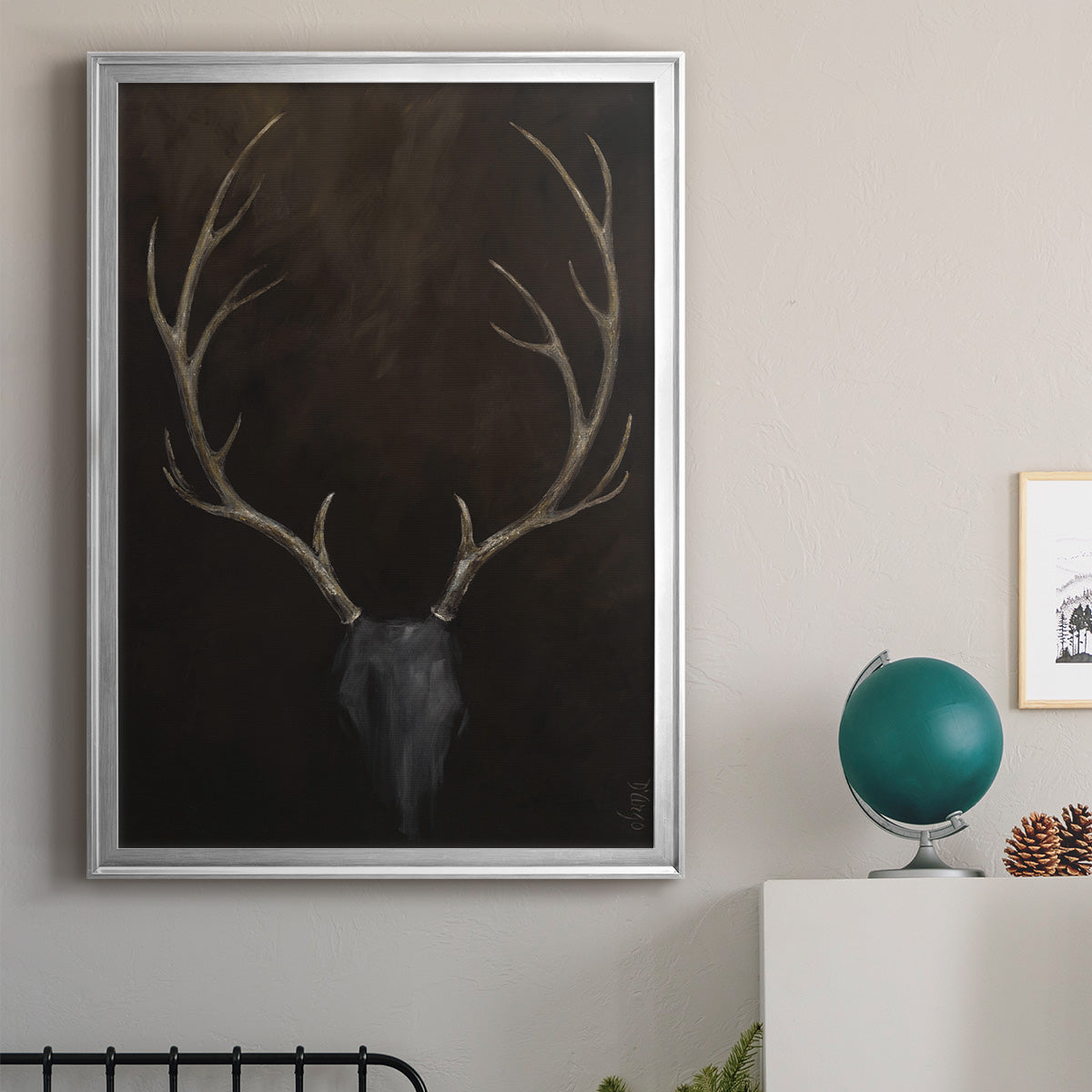 Buck - Modern Framed Canvas Print