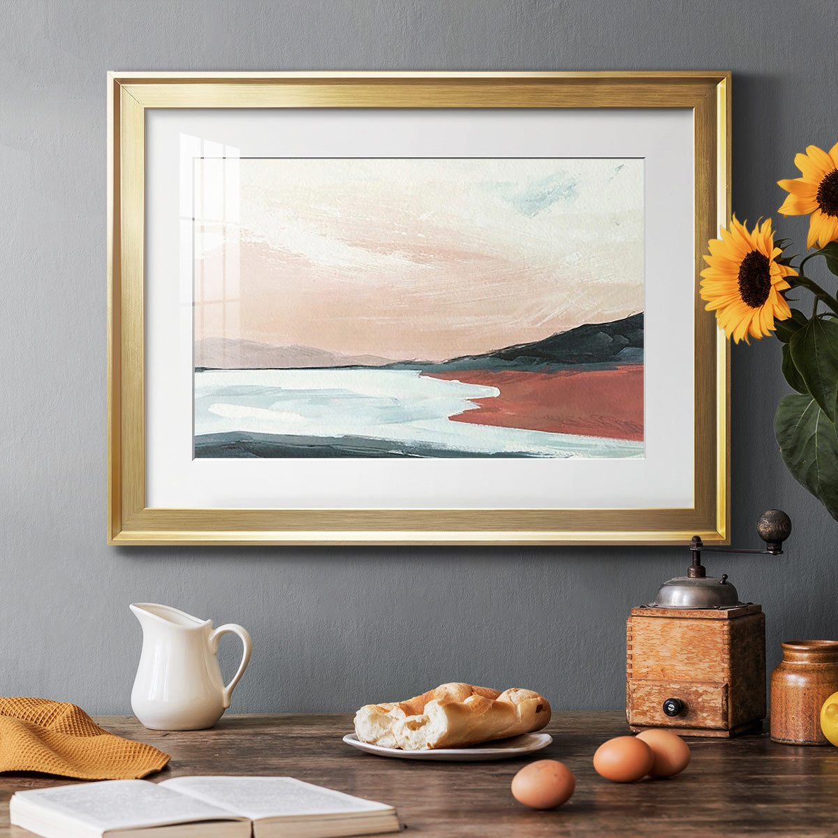 Paynes Coast II - Modern Framed Art Print