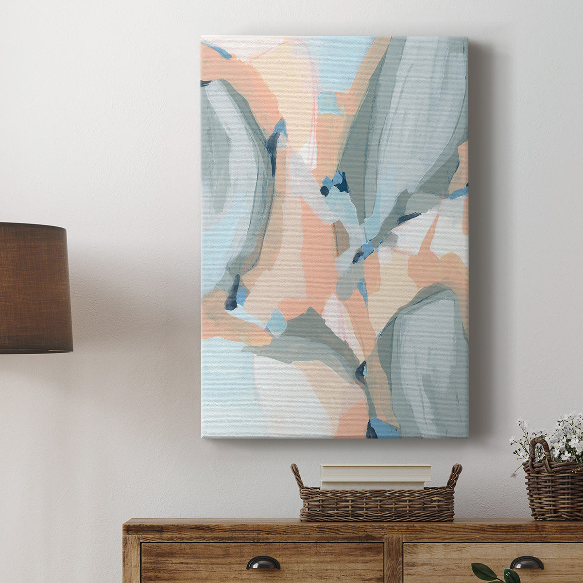 Pastel Cavern I Premium Gallery Wrapped Canvas - Ready to Hang