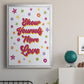 Show Yourself More Love - Modern Framed Canvas Print