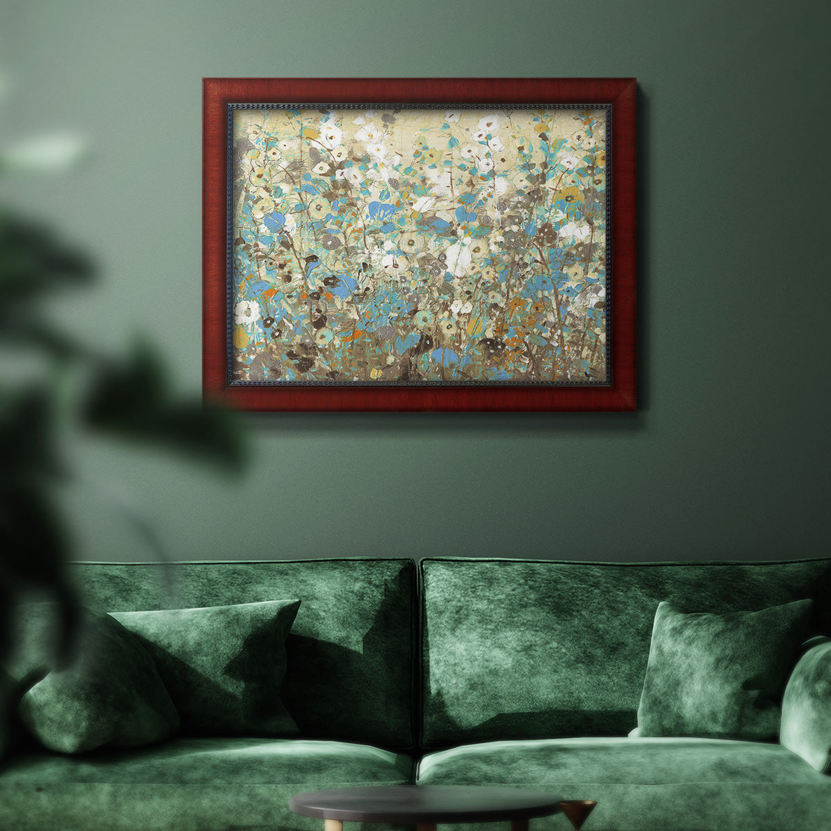 Flowering Vines I Premium Framed Canvas- Ready to Hang