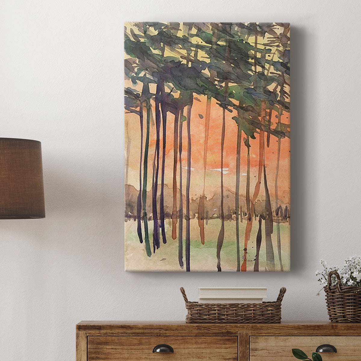 Between the Trees II Premium Gallery Wrapped Canvas - Ready to Hang