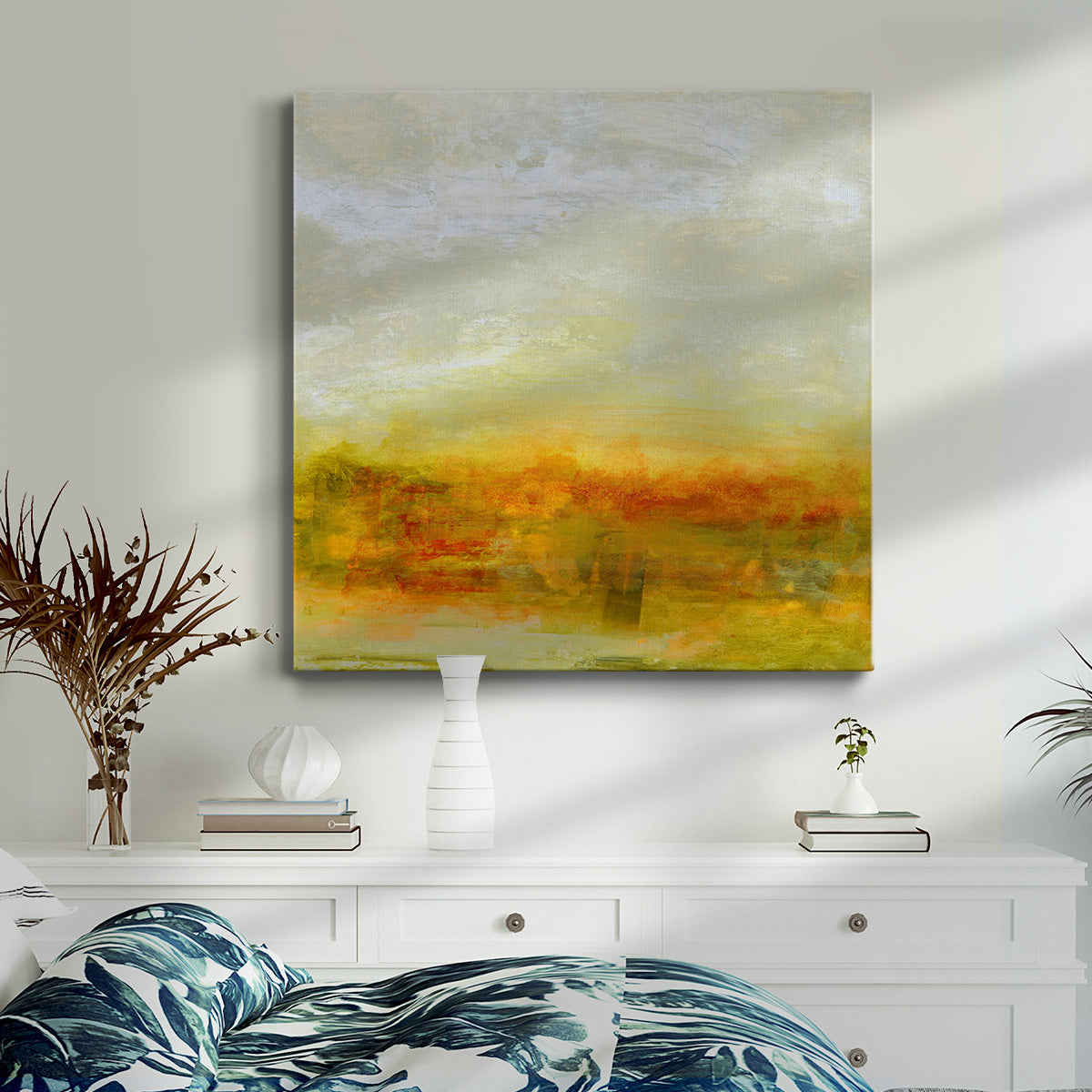 Burst of Warmth - Canvas Art Print