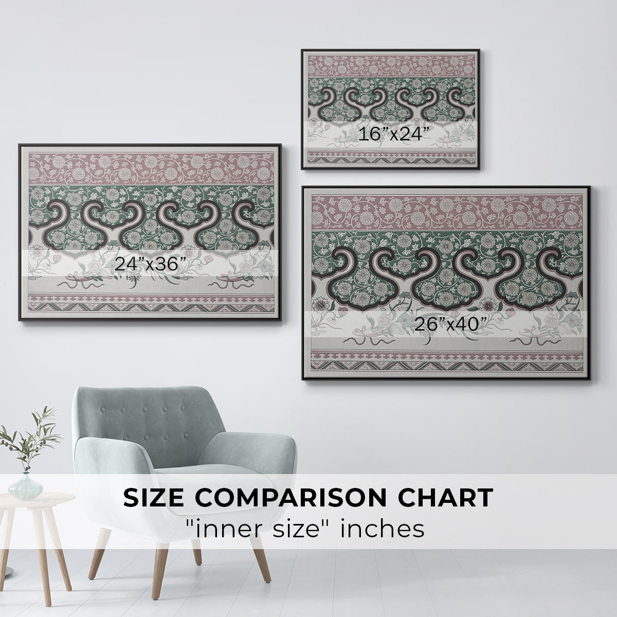 Examples of Chinese Ornament, Pl. LXXVI, 1867 - Floater Framed Canvas Print