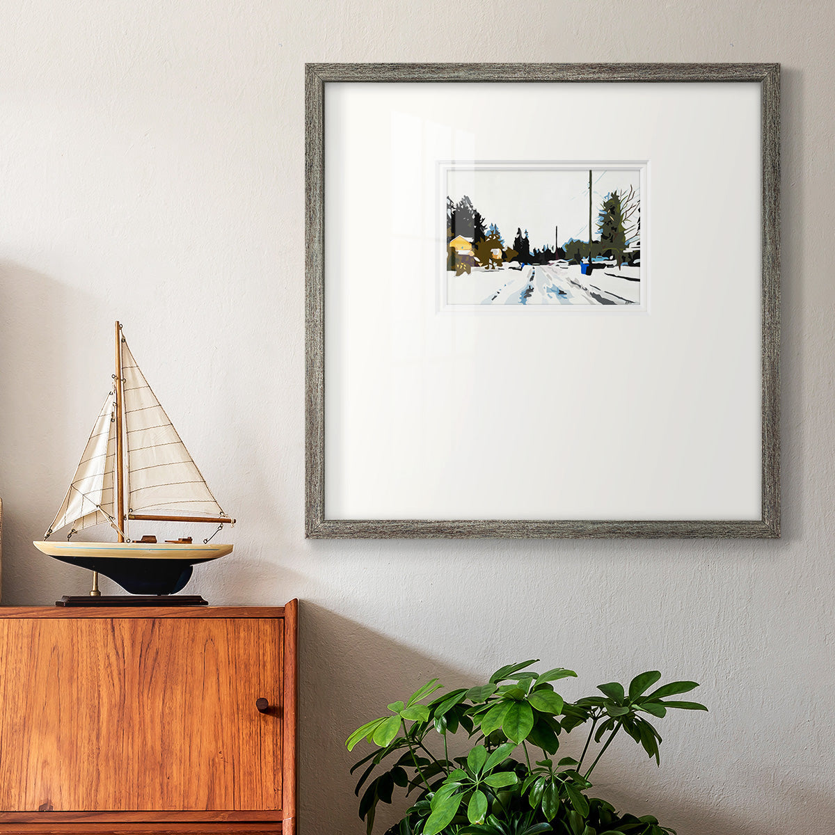 Winterhood Premium Framed Print Double Matboard