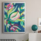 Blue Tropics III - Modern Framed Canvas Print