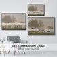Cows in a Marshy Landscape, c. 1873-1874 - Floater Framed Canvas Print
