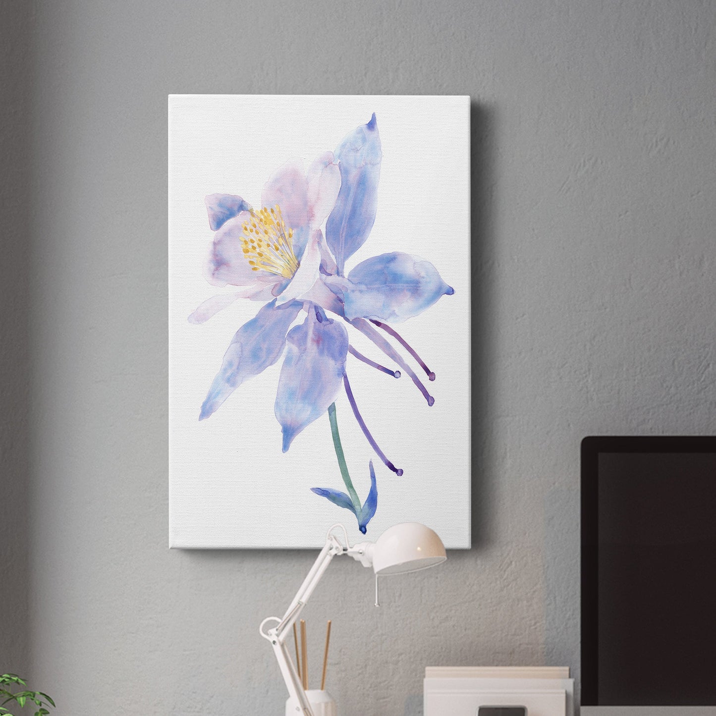 Columbine Bloom II Premium Gallery Wrapped Canvas - Ready to Hang