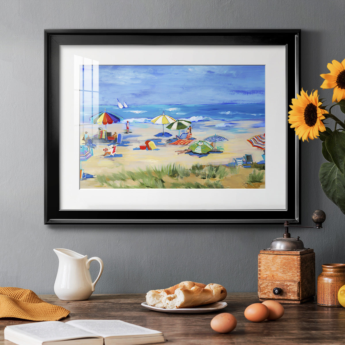 Sunshine State of Mind Premium Framed Print - Ready to Hang