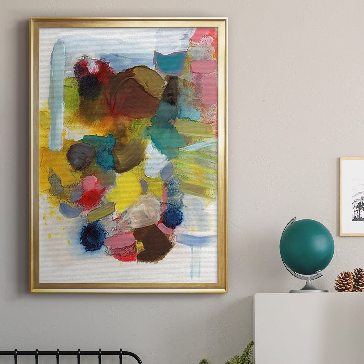 Everything at Once I - Modern Framed Canvas Print