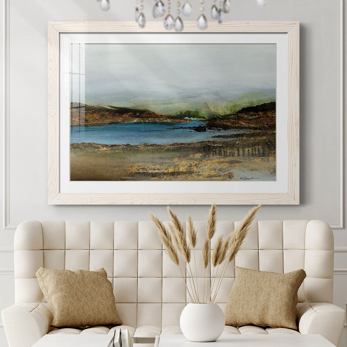 Lakeside - Barnwood Framed Art Print