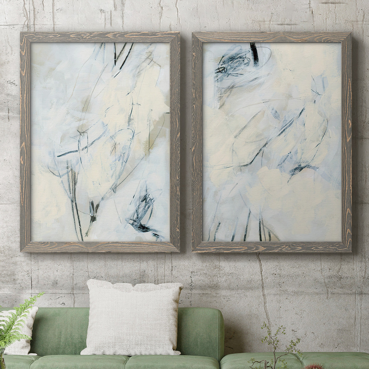 Liminal Space I - Premium Framed Canvas 2 Piece Set - Ready to Hang