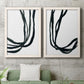 Onyx Ribbon I - Premium Framed Canvas 2 Piece Set - Ready to Hang