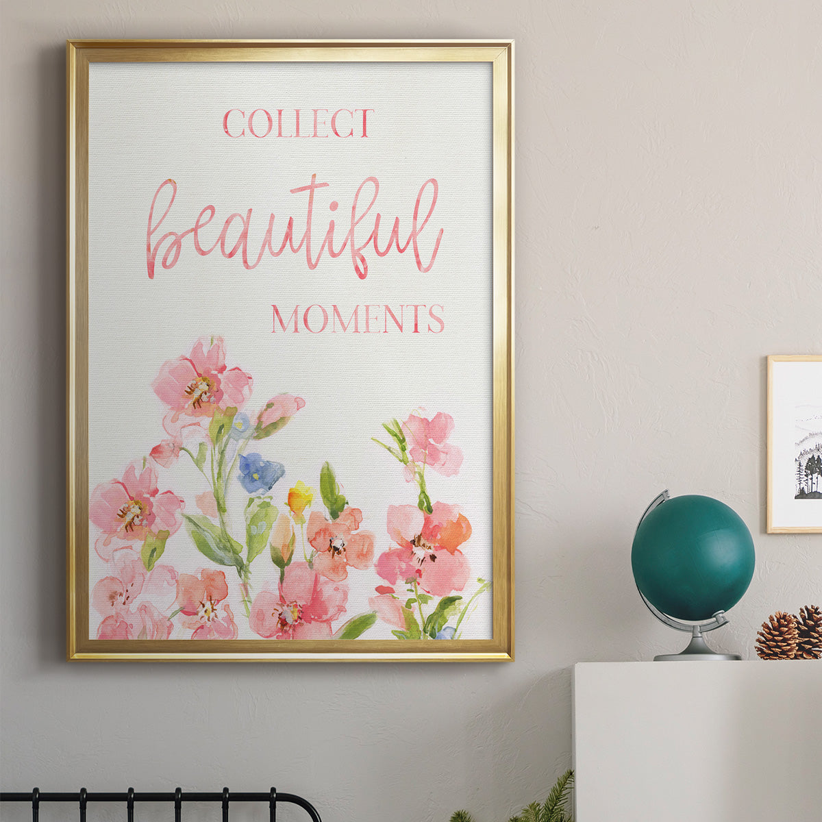 Beautiful Moments - Modern Framed Canvas Print