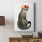 Flower Crown Cats I Premium Gallery Wrapped Canvas - Ready to Hang