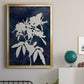 Indigo Botanical I Revisited - Modern Framed Canvas Print