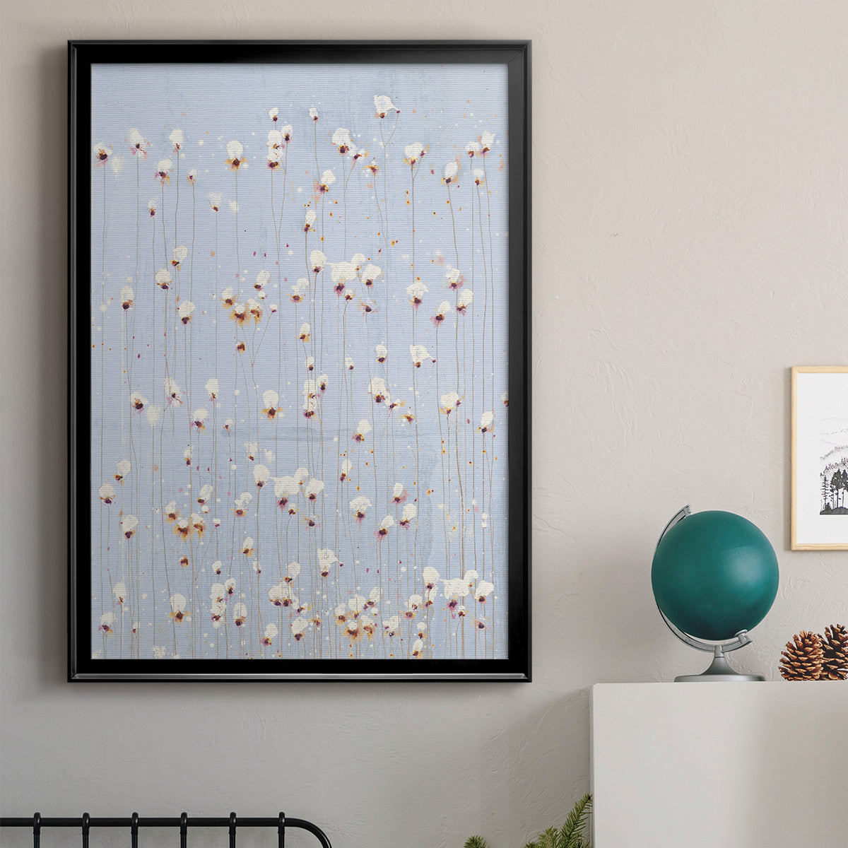 String Theory V1 - Modern Framed Canvas Print