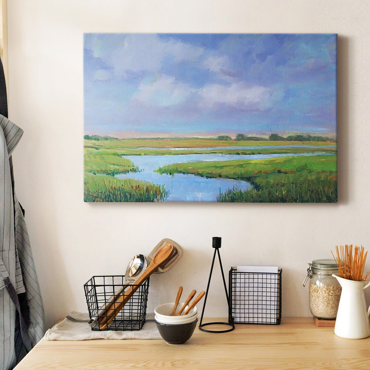 Summer Marsh II Premium Gallery Wrapped Canvas - Ready to Hang