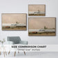 The Stranded Boat, 1863 - Floater Framed Canvas Print