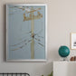 Wires V - Modern Framed Canvas Print