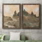 Hillside Walking Path I - Premium Framed Canvas 2 Piece Set - Ready to Hang