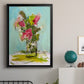 Turquoise Lilly - Modern Framed Canvas Print