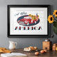 God Bless America Truck - Modern Framed Art Print