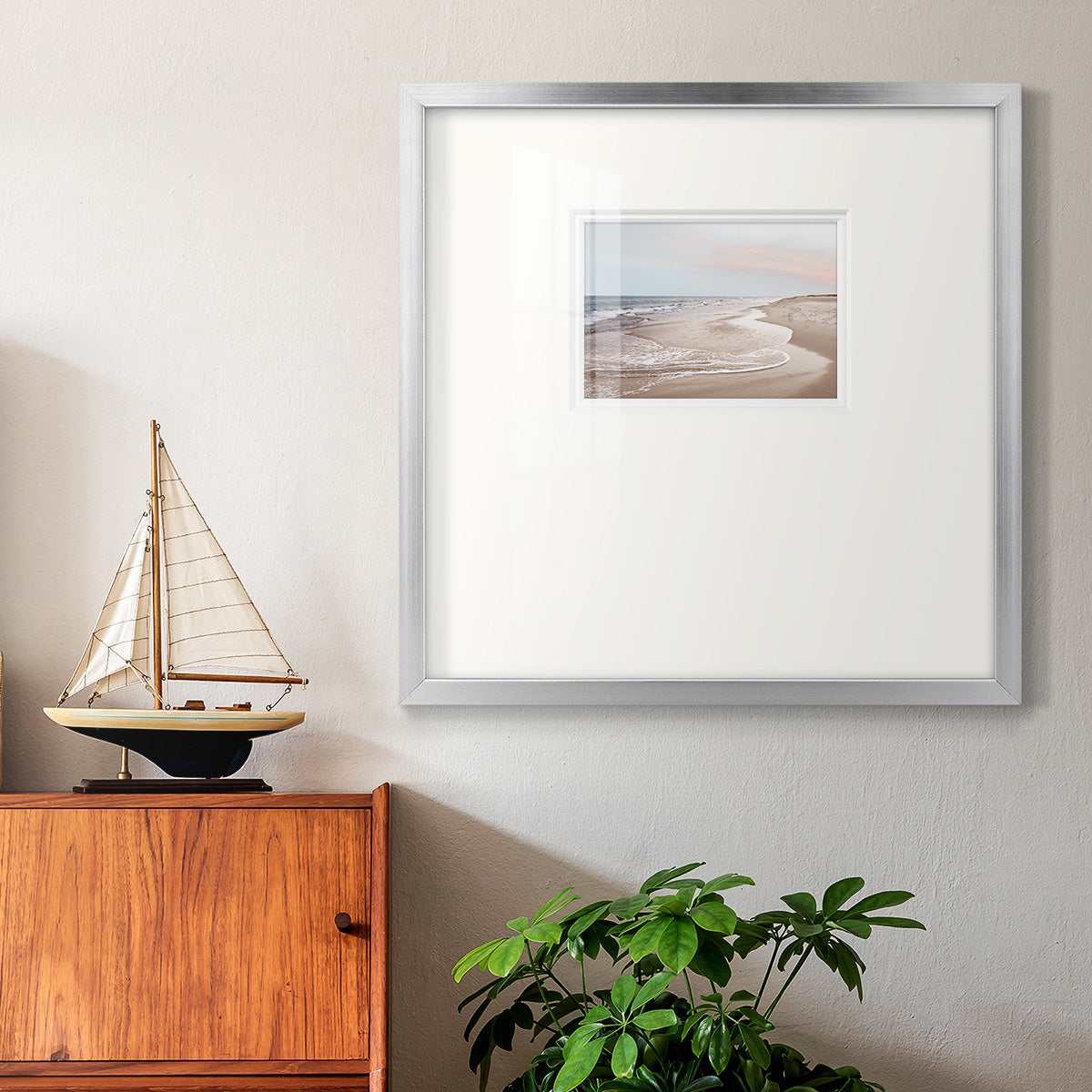 Corolla Soft Shore Premium Framed Print Double Matboard