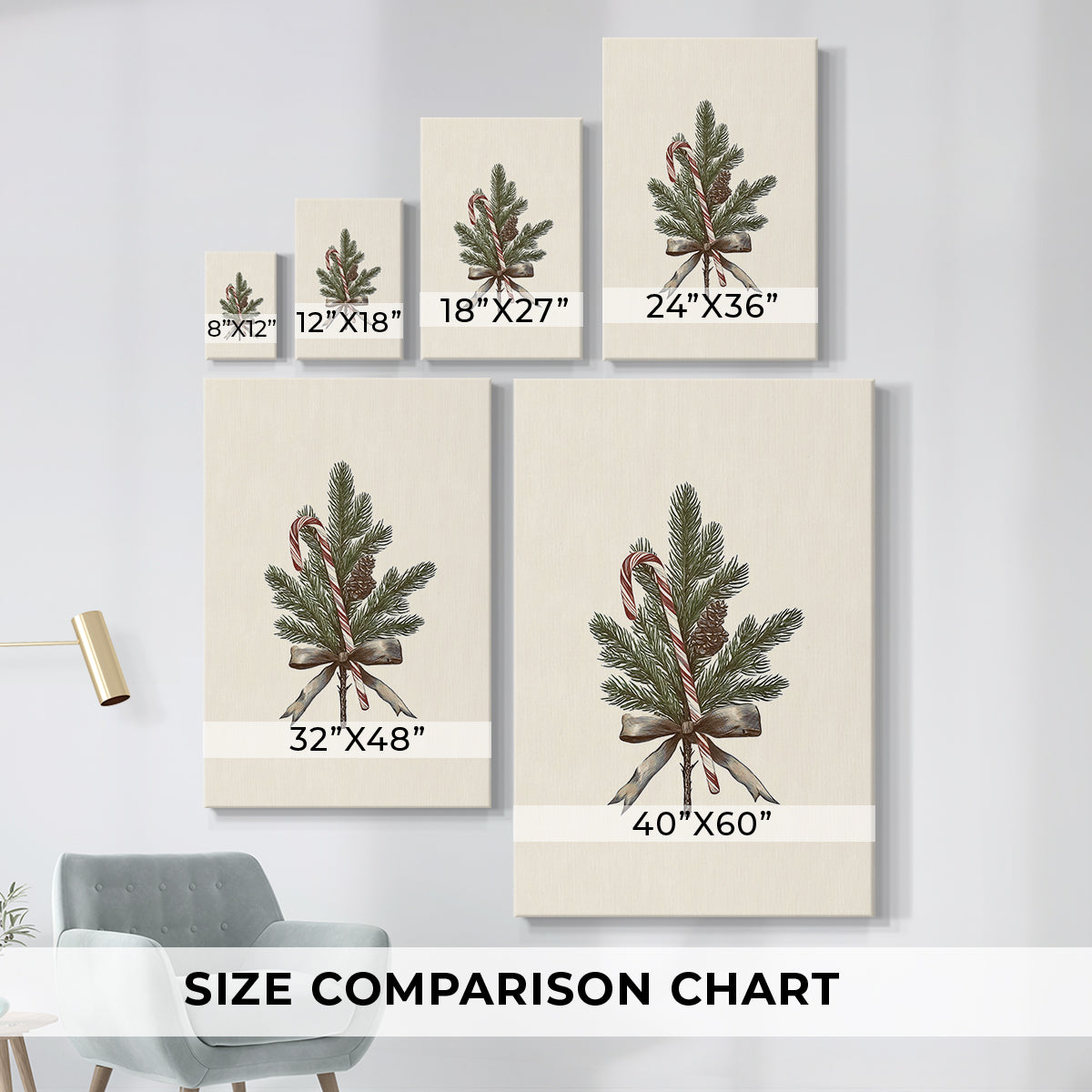 Snowwhite Skies at Eve - Canvas Art Print