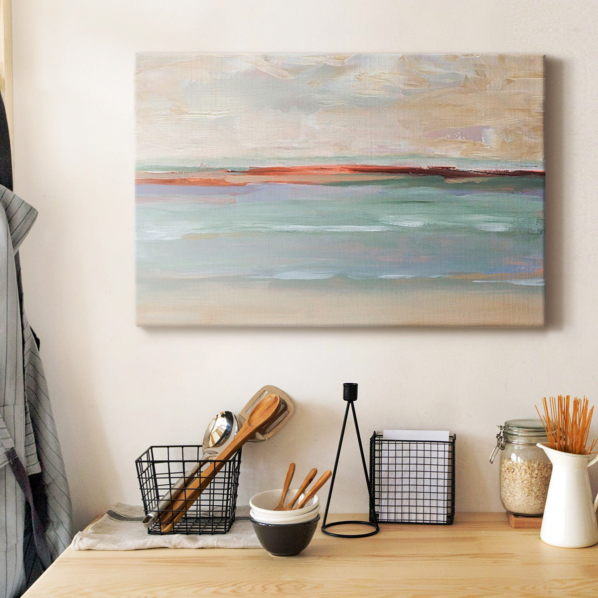 Sienna Horizon I Premium Gallery Wrapped Canvas - Ready to Hang