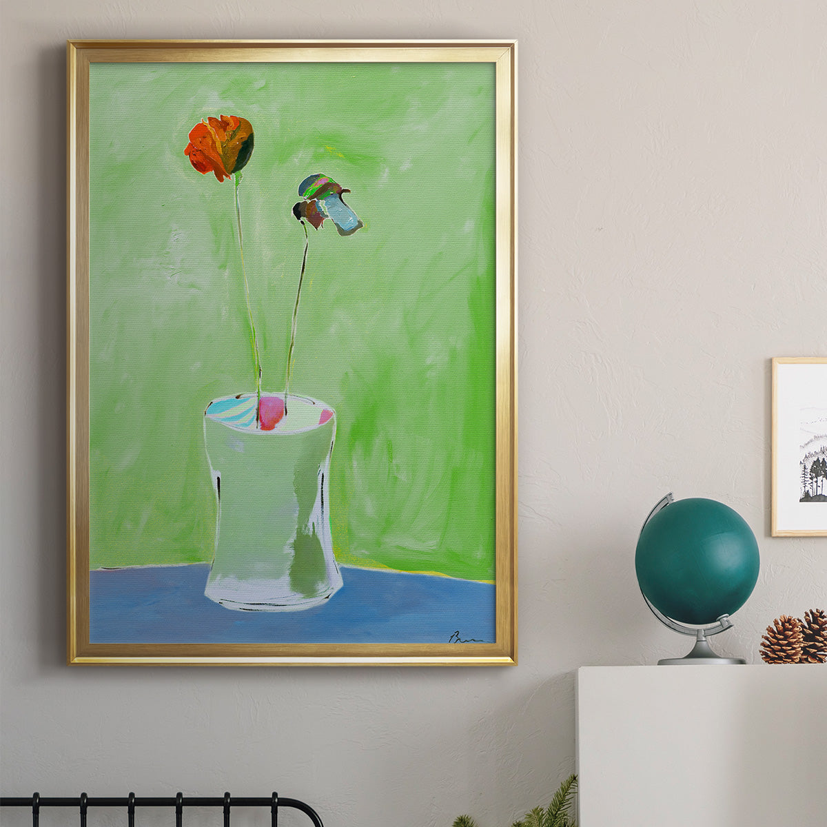 Green Day - Modern Framed Canvas Print
