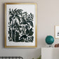 Ink Jungle III - Modern Framed Canvas Print