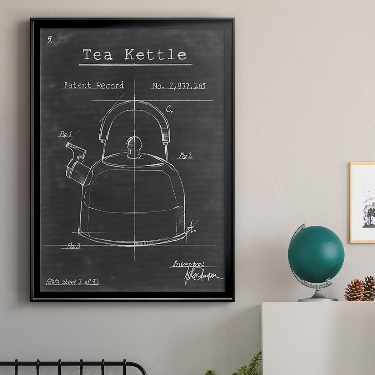 Morning Routine V - Modern Framed Canvas Print