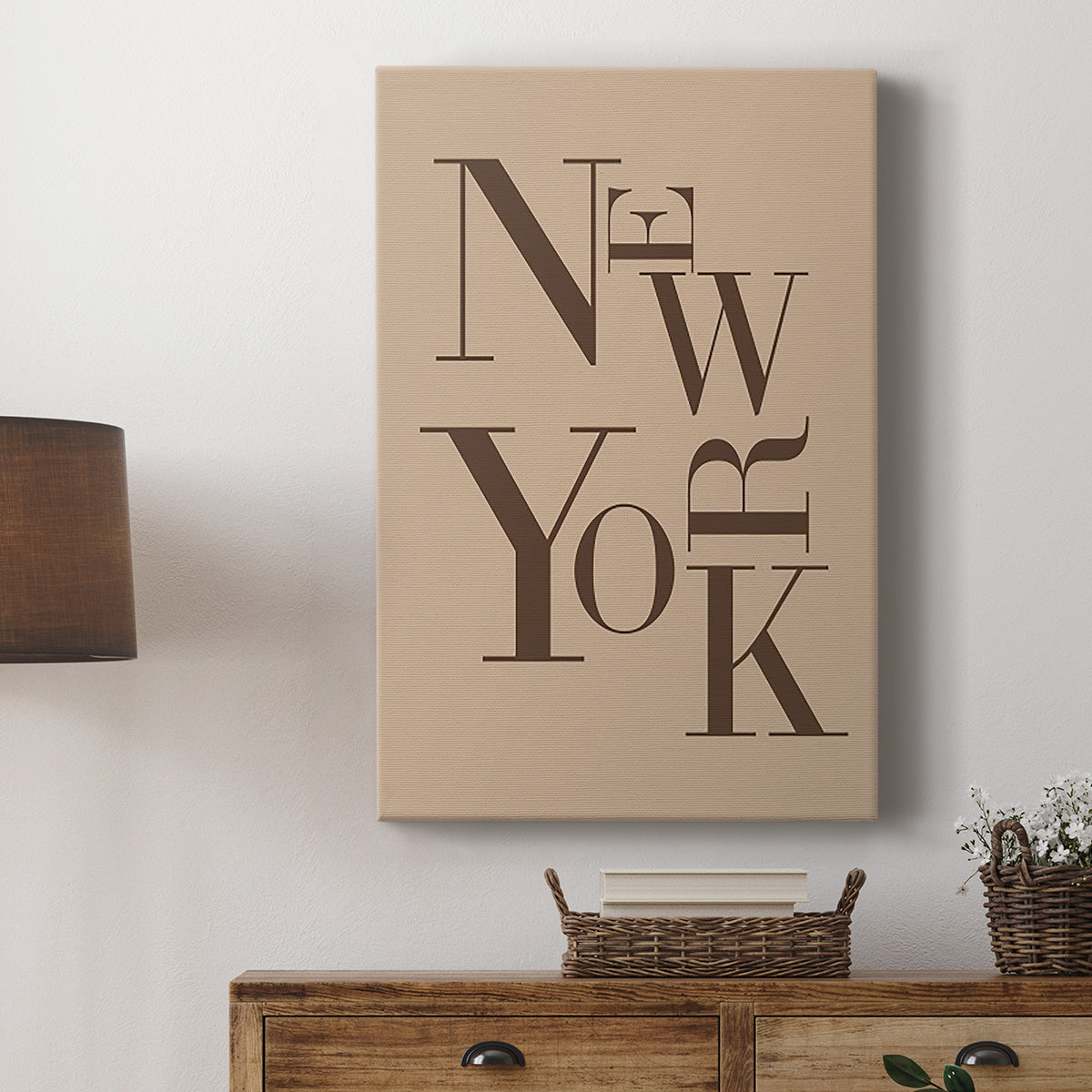 Neutral City Center Type I - Canvas Art Print