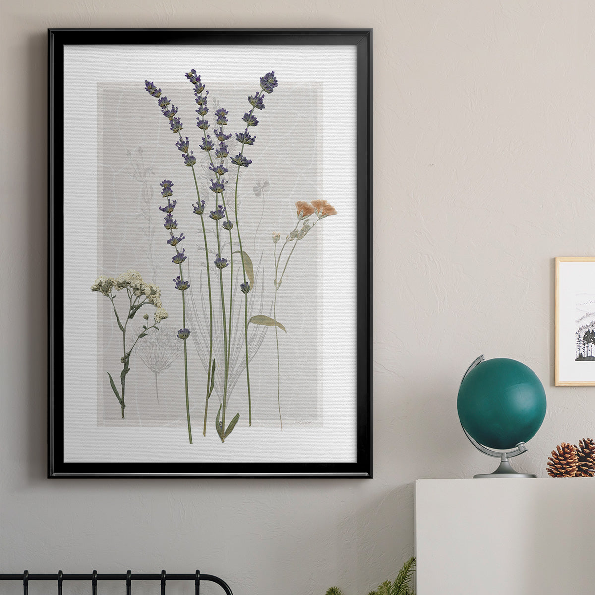 Field Study Page I - Modern Framed Canvas Print