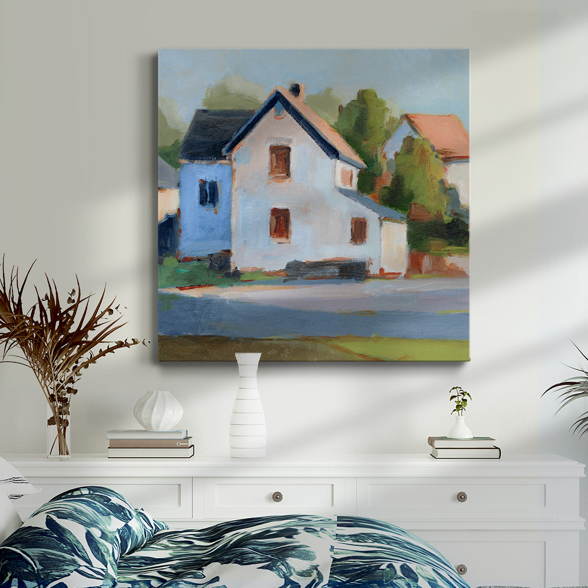 European Farmhouses II-Premium Gallery Wrapped Canvas - Ready to Hang