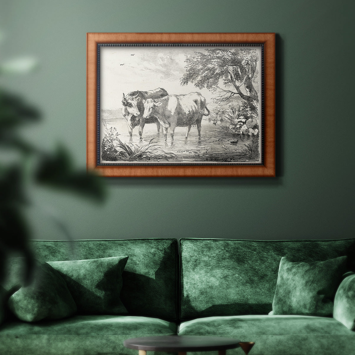 Rural Charms II Premium Framed Canvas- Ready to Hang