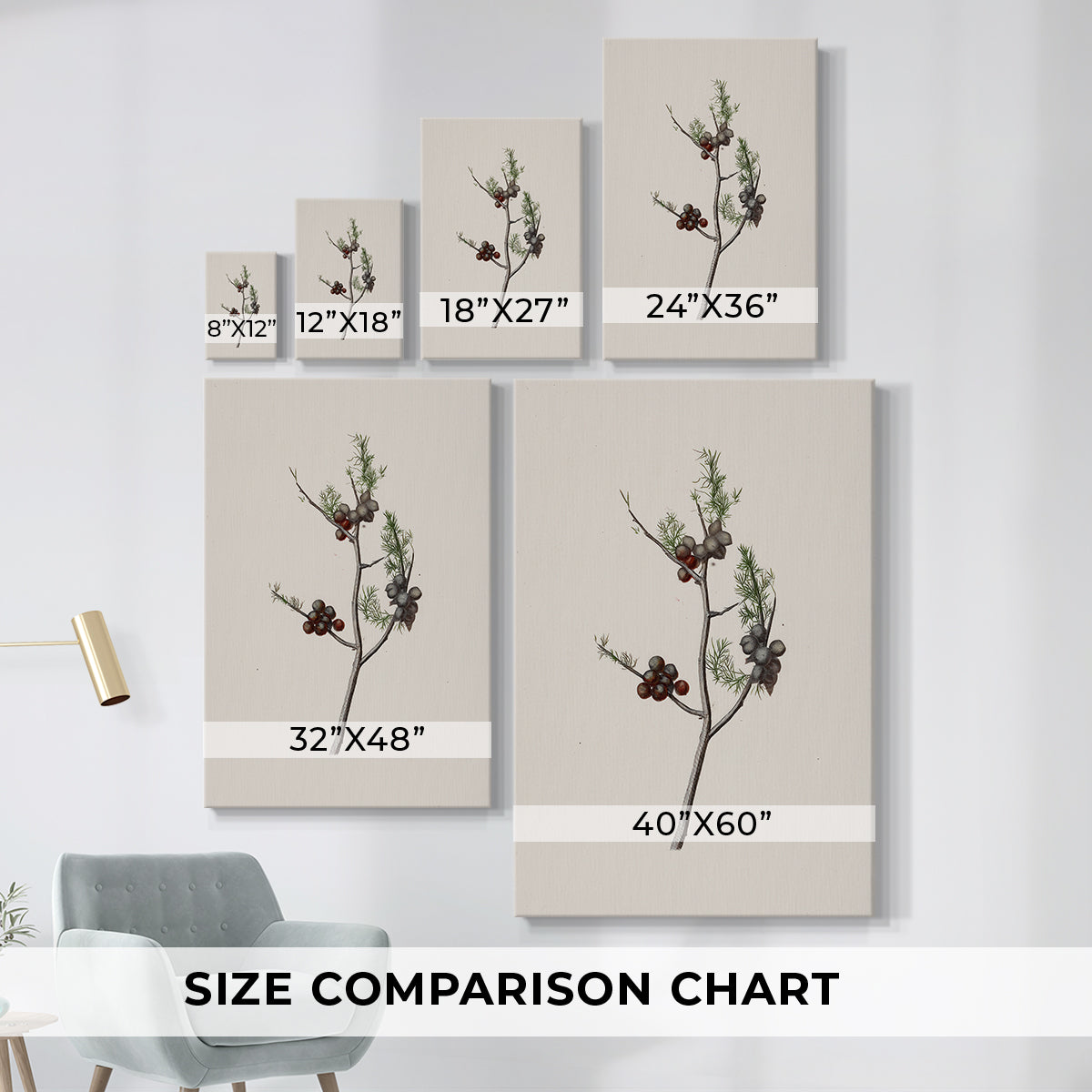 Silver Nativity Promise - Canvas Art Print