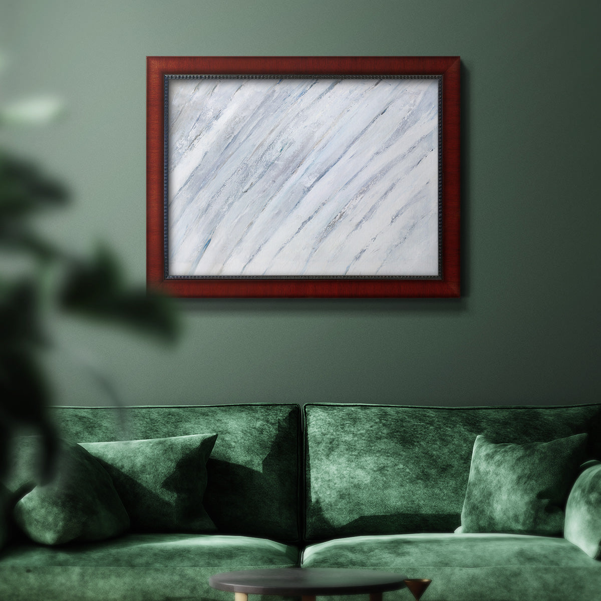 Soft Fronds I Premium Framed Canvas- Ready to Hang