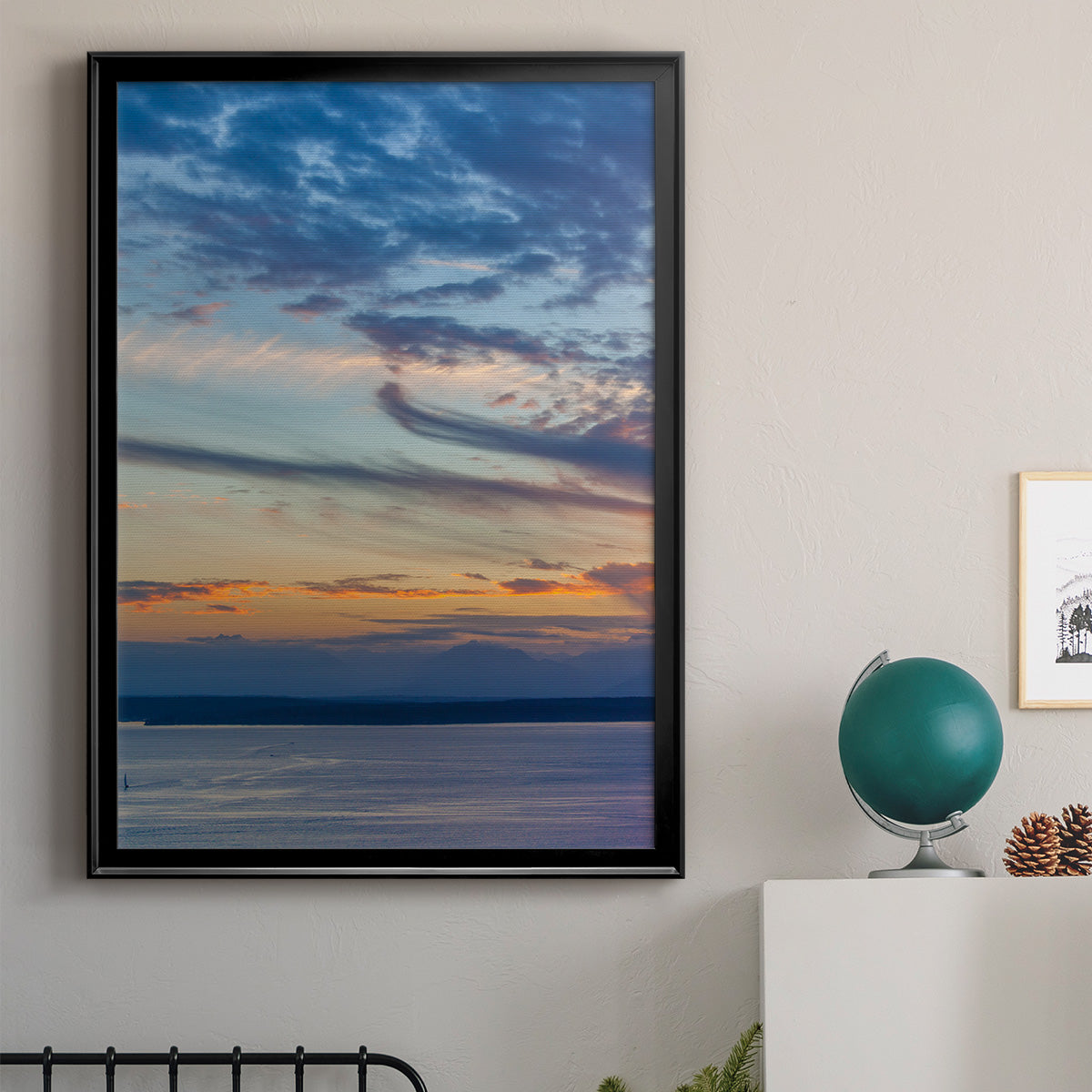 Cloud Variations - Modern Framed Canvas Print