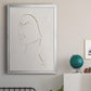 Portrait Sketch II - Modern Framed Canvas Print