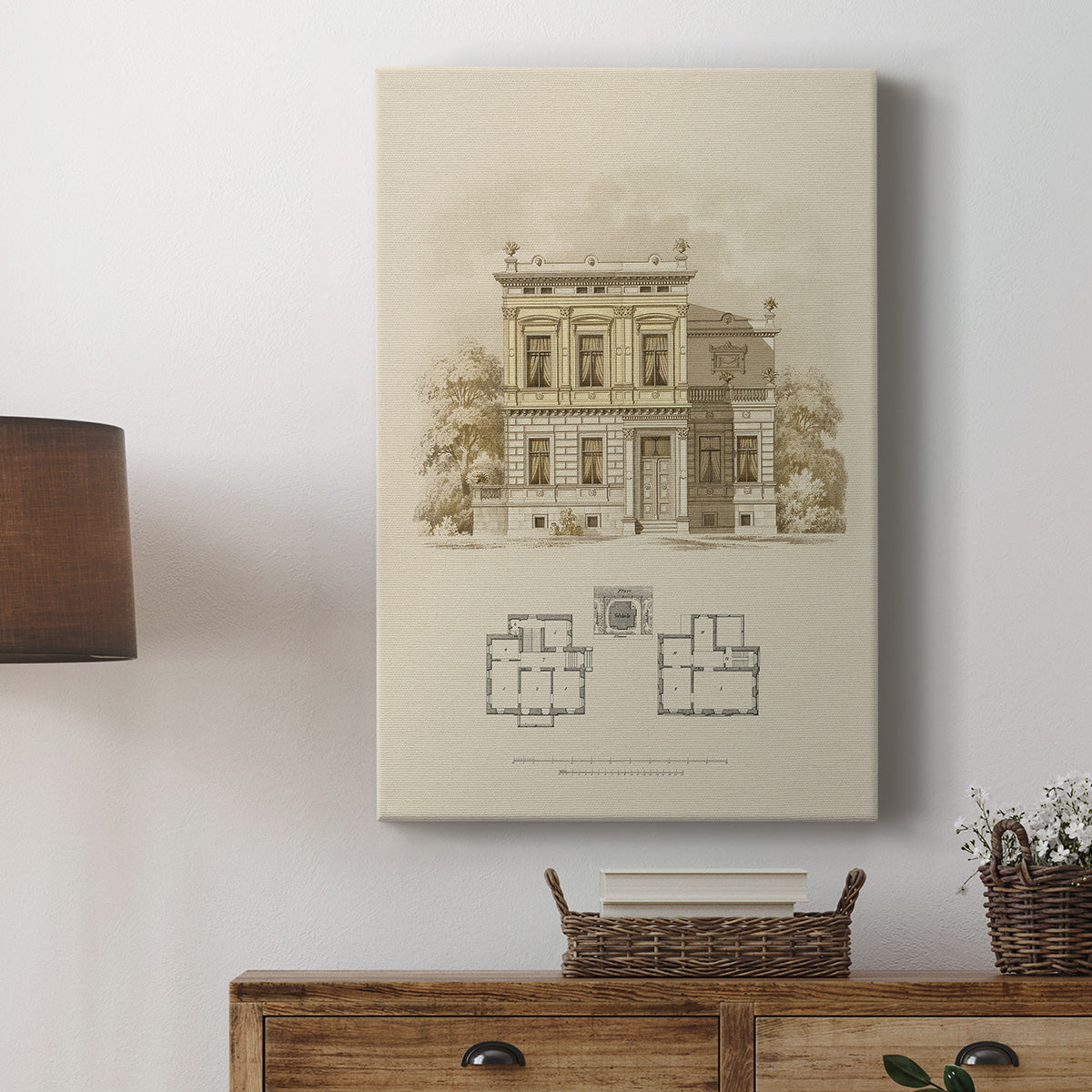 Estate and Plan III Premium Gallery Wrapped Canvas - Ready to Hang