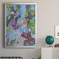 Iris Garden - Modern Framed Canvas Print