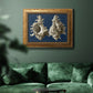 Conch Shells on Navy II Premium Framed Canvas- Ready to Hang