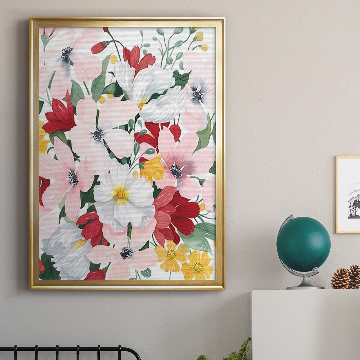 Spring Bliss II - Modern Framed Canvas Print