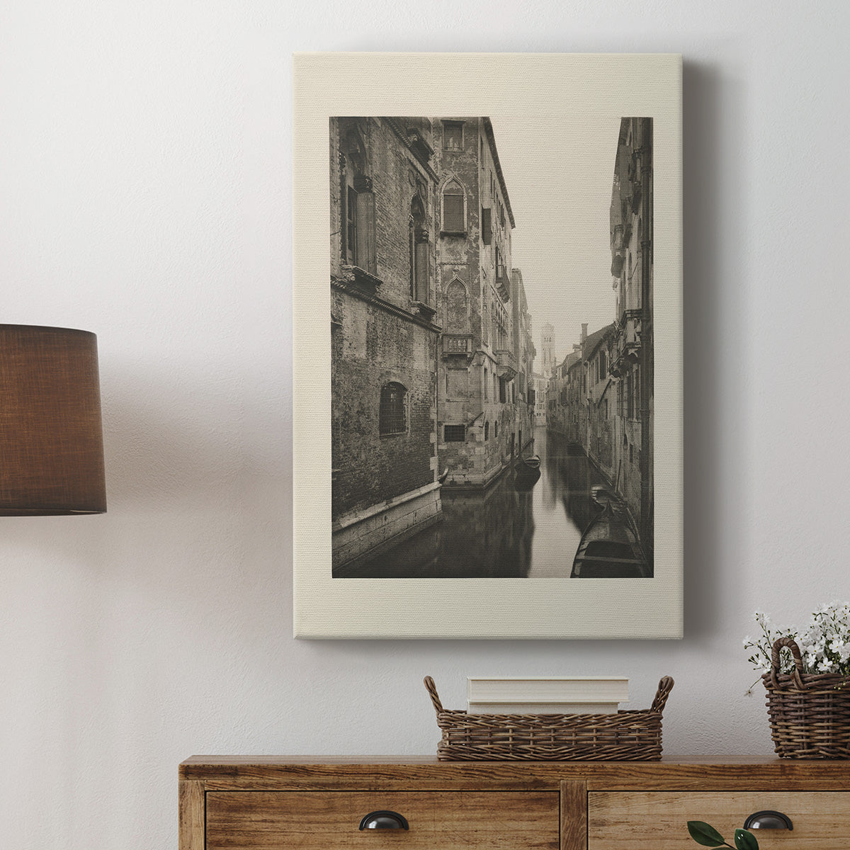 Vintage Views of Venice V Premium Gallery Wrapped Canvas - Ready to Hang