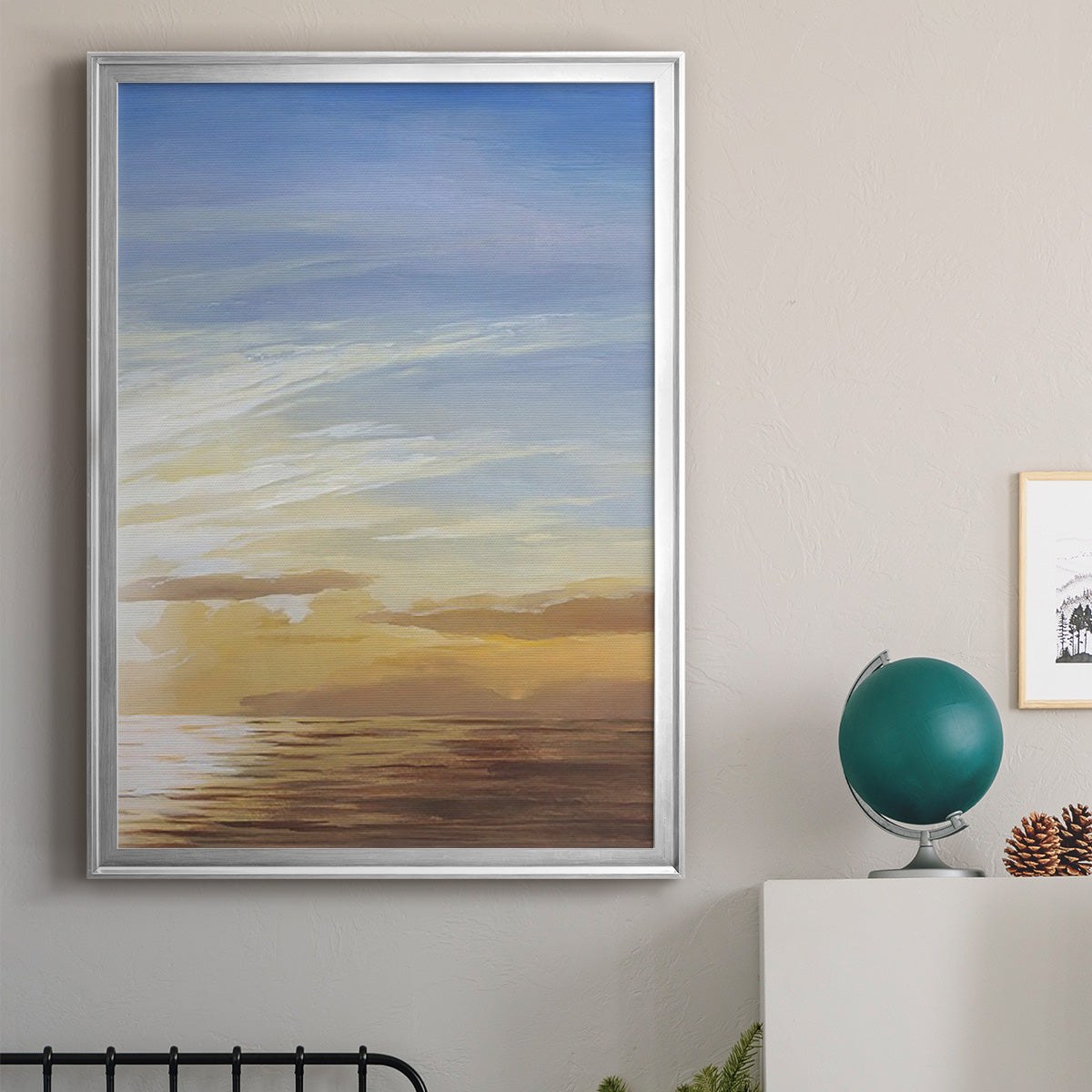 Luminous Waters II - Modern Framed Canvas Print