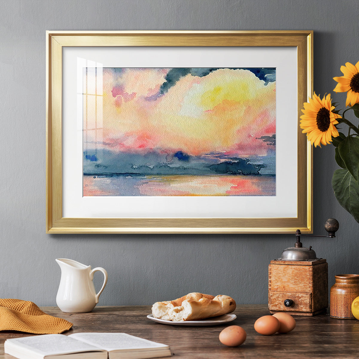 Prism Seascape III - Modern Framed Art Print